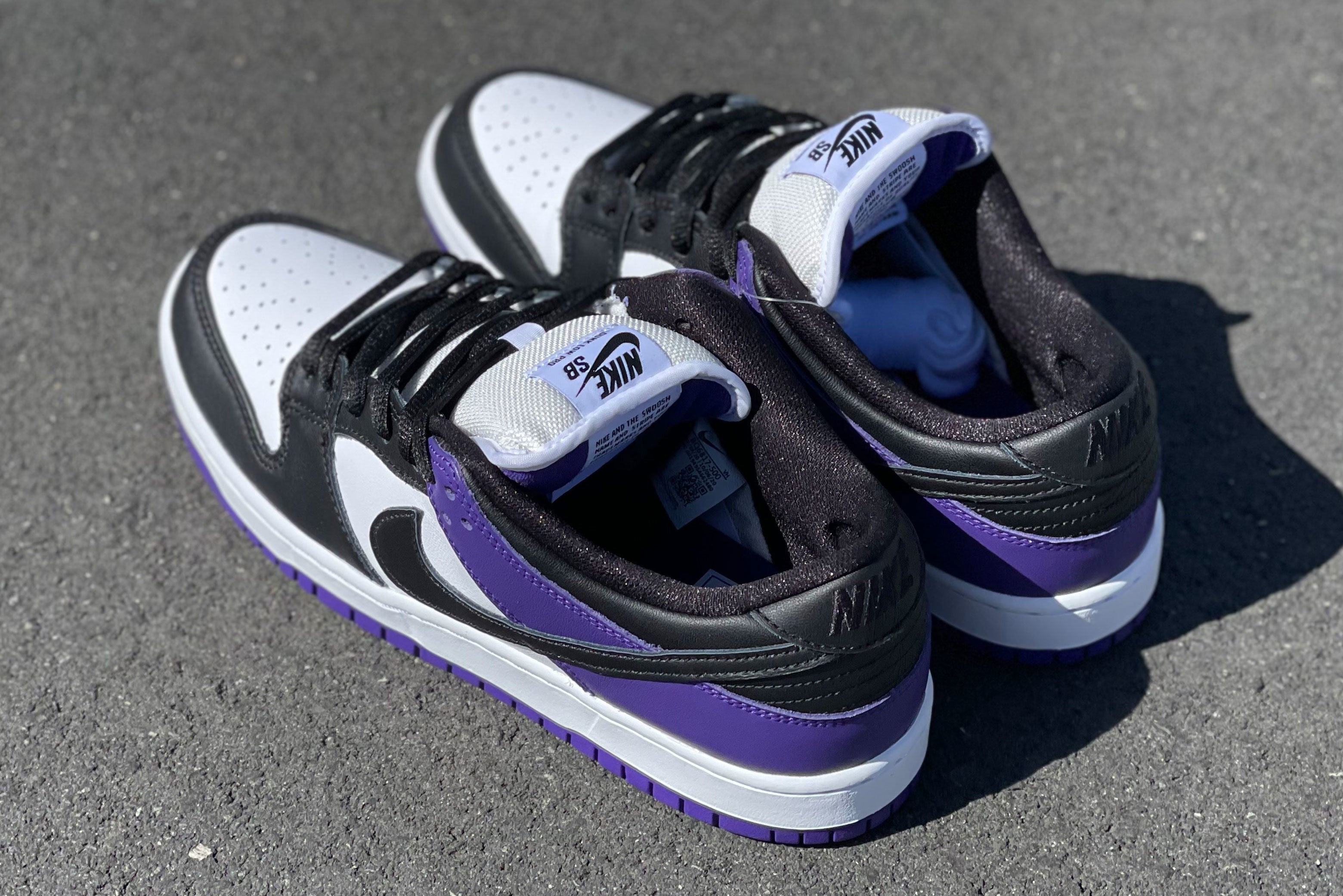 Nike dunk low pro purple sale