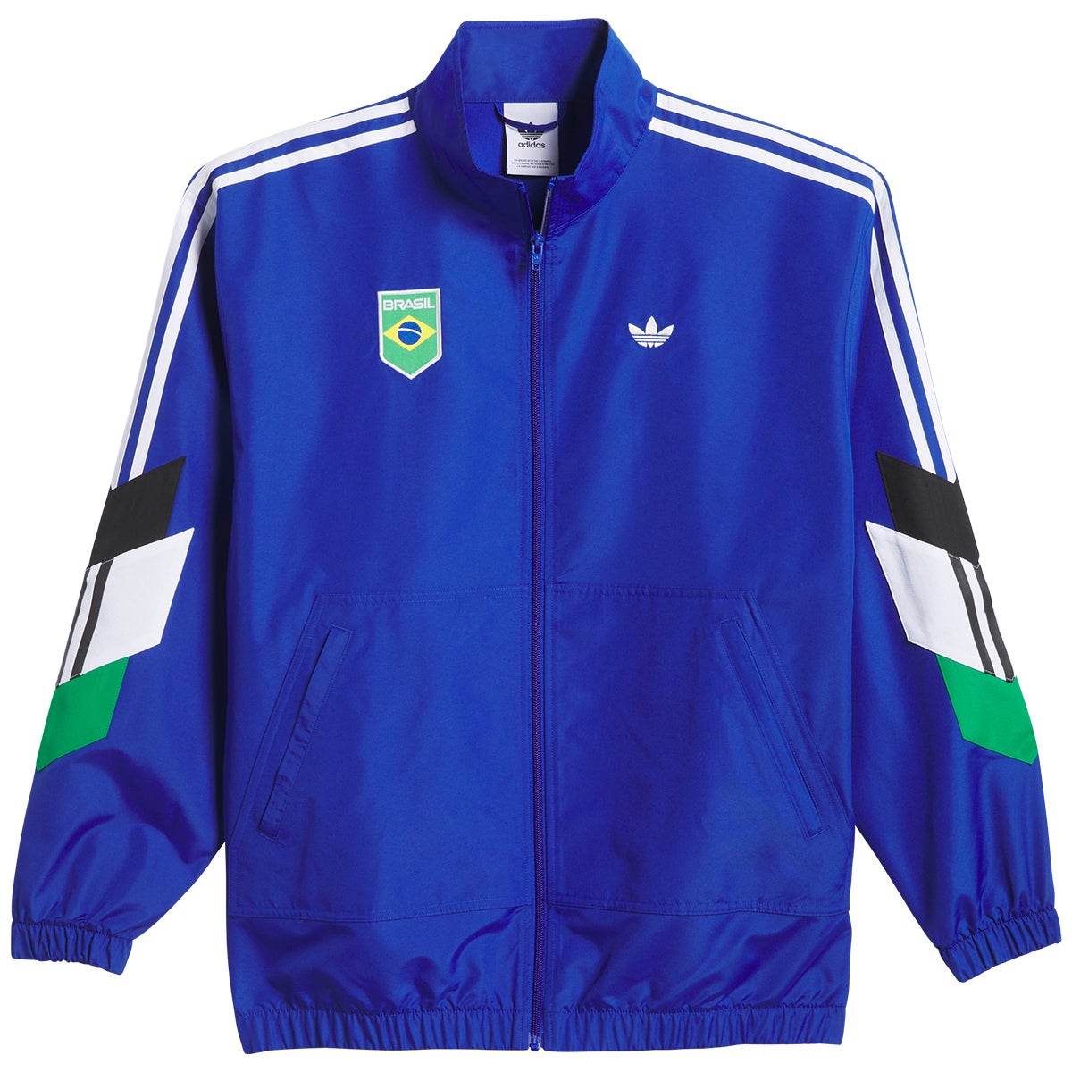 Adidas Brasil Power of 3 Jacket in Blue Boardertown