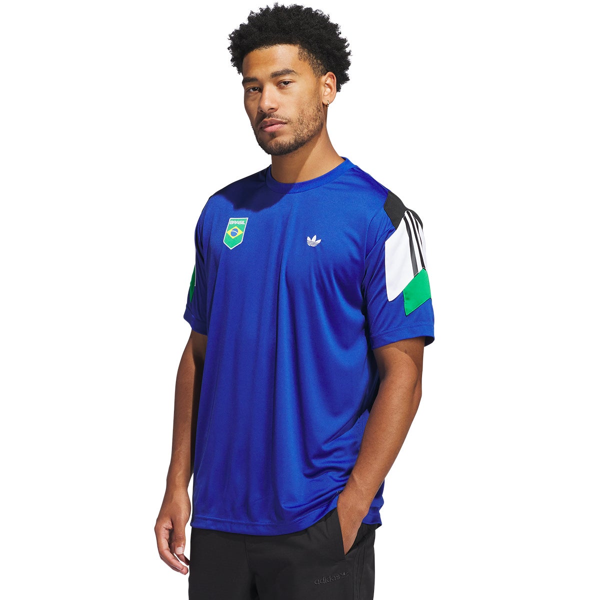 Adidas Brasil Power of 3 Jersey in Blue Boardertown