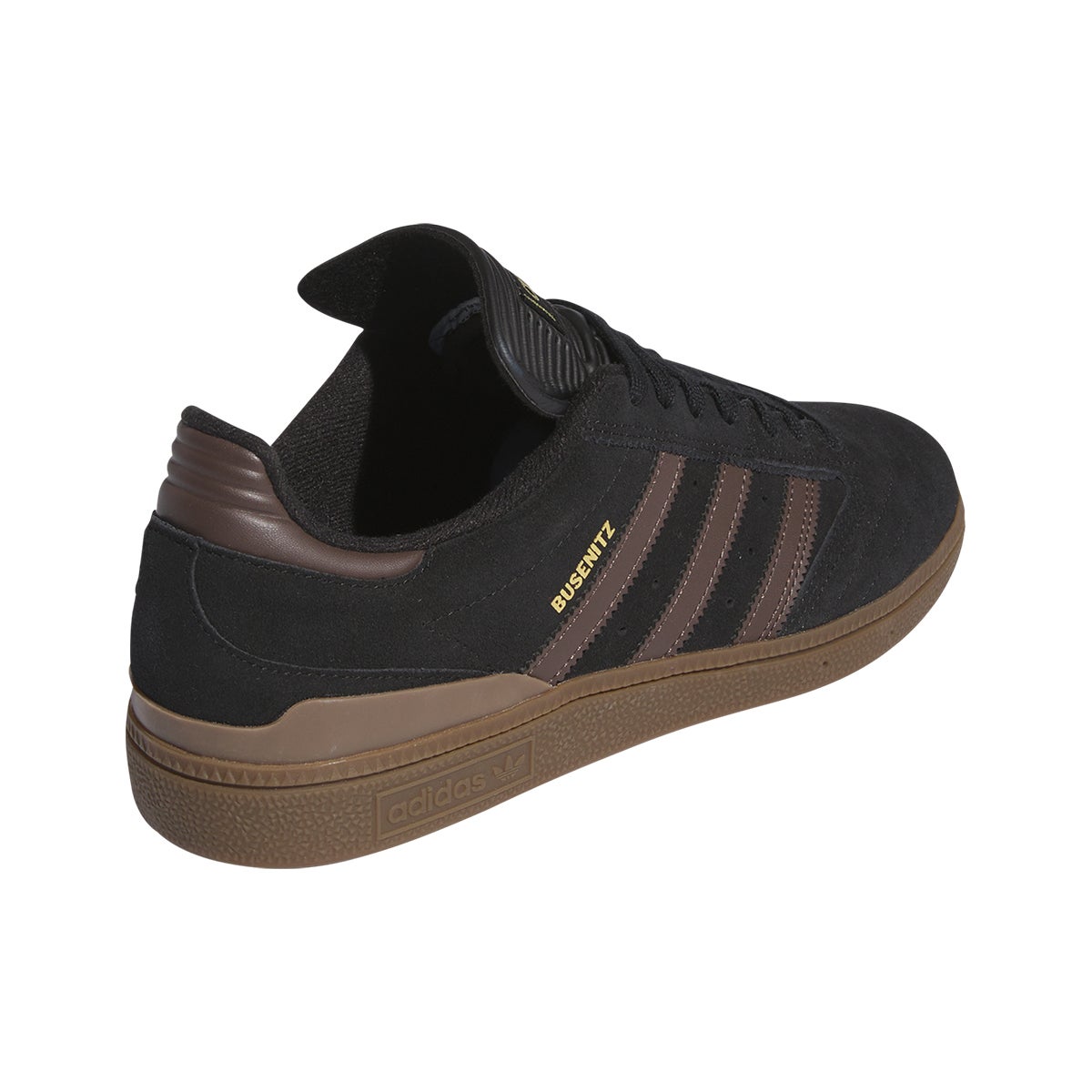 Adidas Busenitz Shoe in Black Brown Gold Boardertown