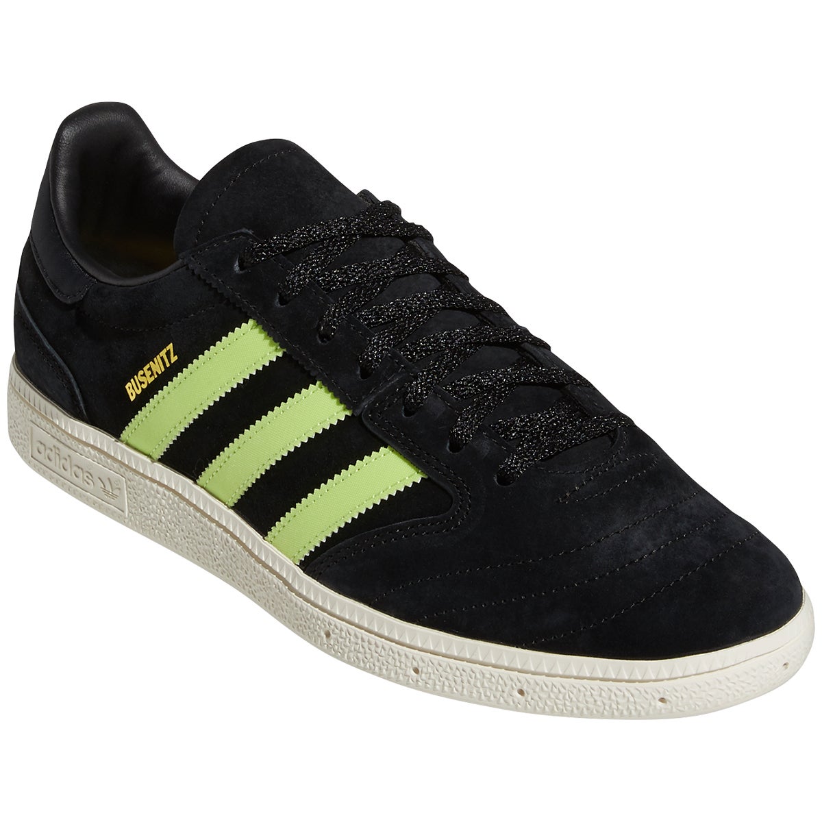 Black and lime green hotsell adidas shoes