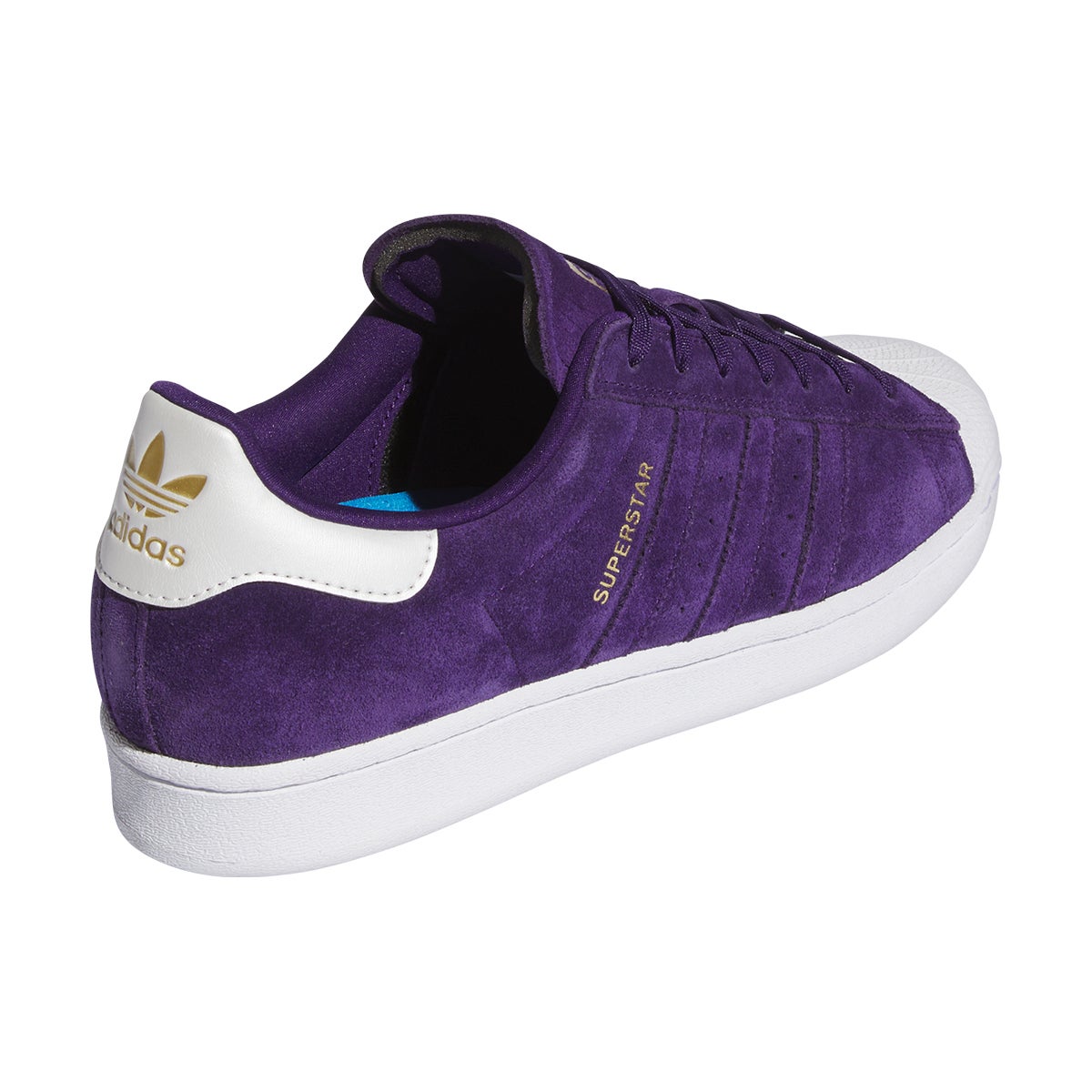 Adidas superstar suede purple best sale