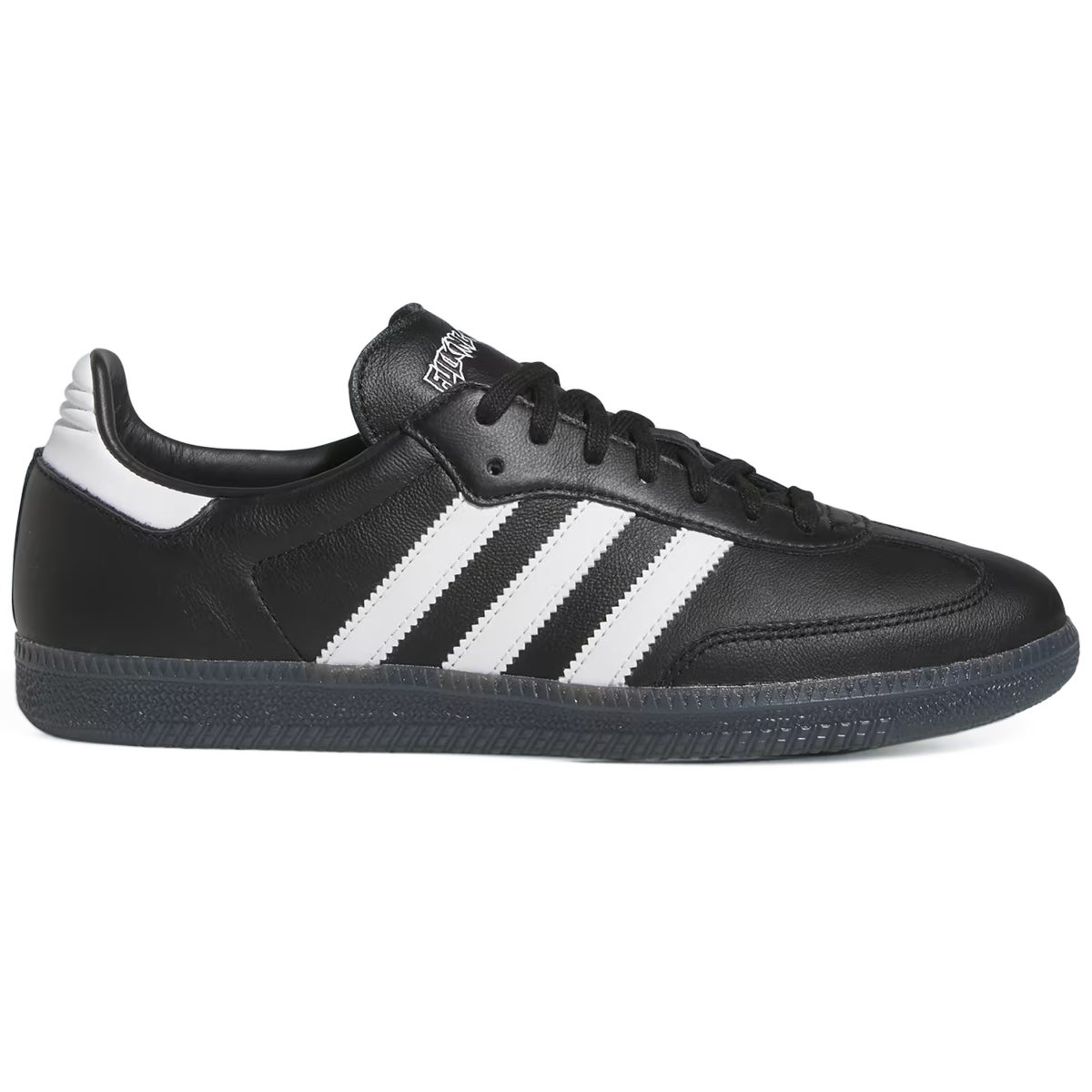 Adidas X FA Samba Shoe in Black/White/Gold | Boardertown