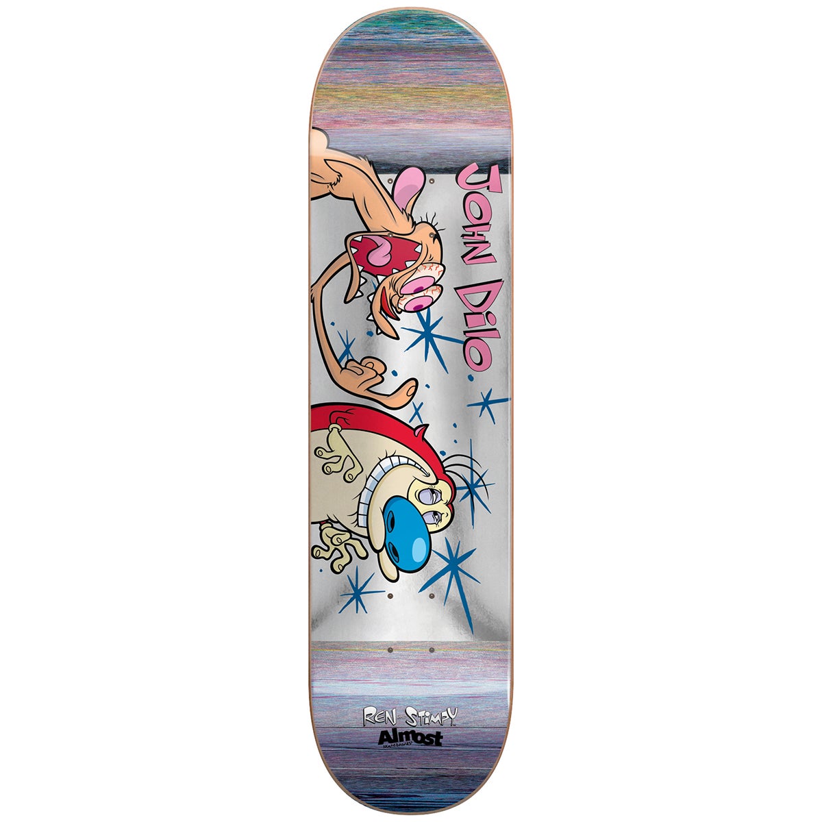 Almost X Ren & Stimpy Fingered Skateboard Deck In Dilo | Boardertown