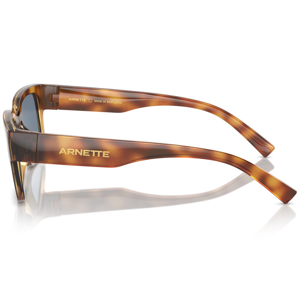 Arnette x Girl Bigflip Polarized Sunglasses in Dark Havana Dark Blue Boardertown