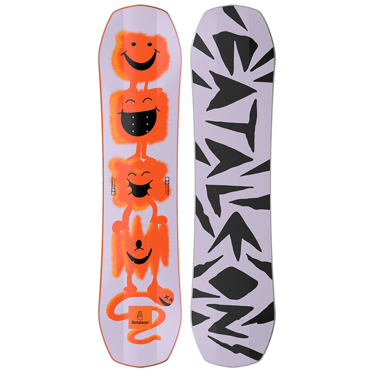 Bataleon Minishred Snowboard 2024 in Multi Boardertown