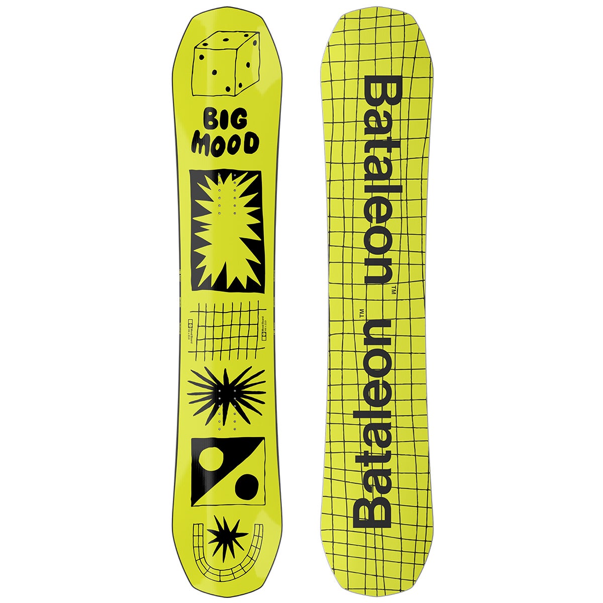 Bataleon Moodboard Snowboard 2024 in 140 Boardertown
