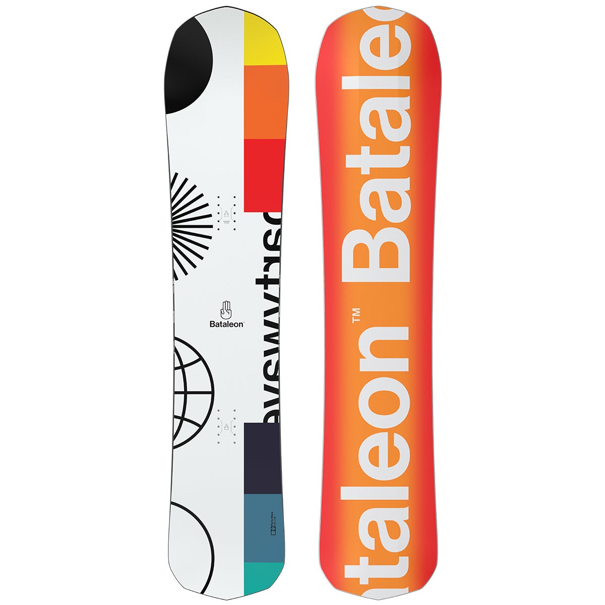 Bataleon Party Wave Snowboard 2024 in 151 Boardertown