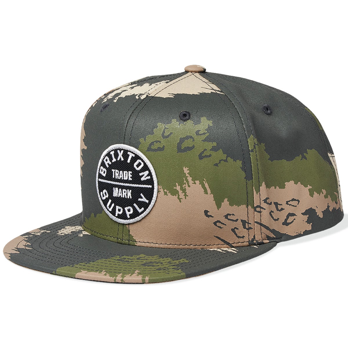 brixton snapback camo