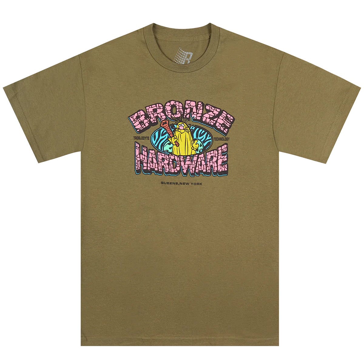 Bronze 56K Troglodyte Tee in Military Green | Boardertown