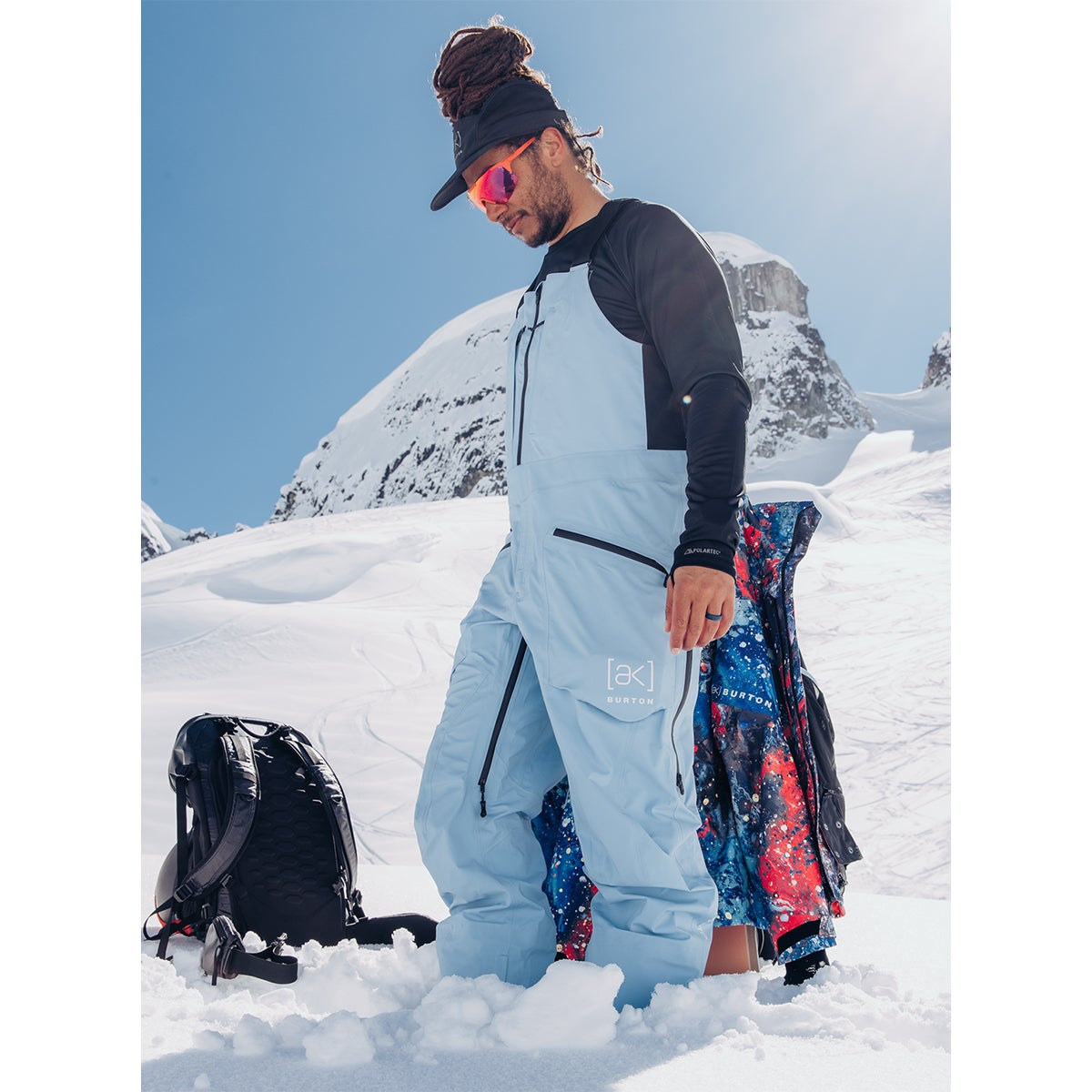 Burton [ak] Gore-Tex 3L Freebird Stretch Bib Pant in Moonrise