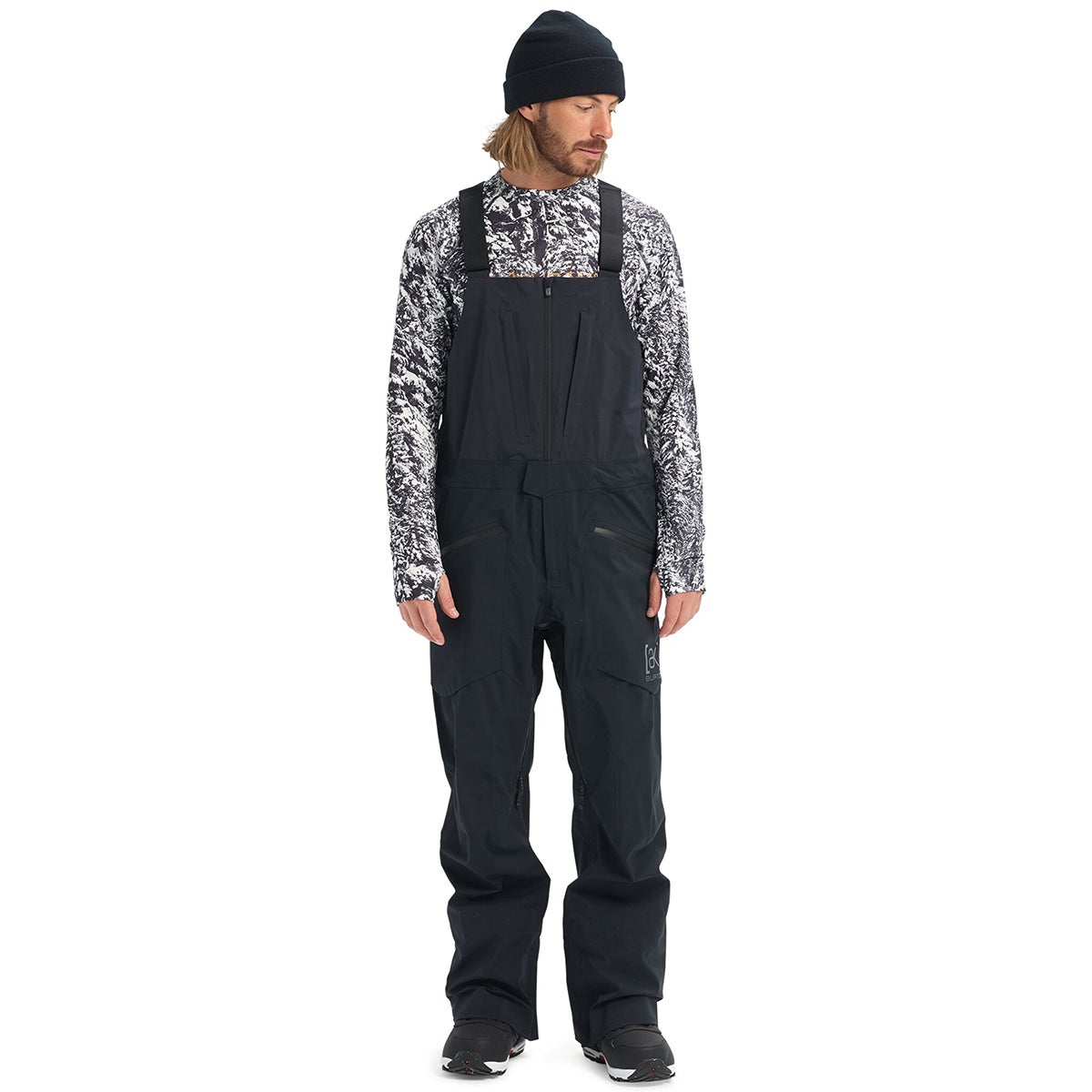 Burton ak Gore Tex 3L Freebird Stretch Bib Pant in True Black