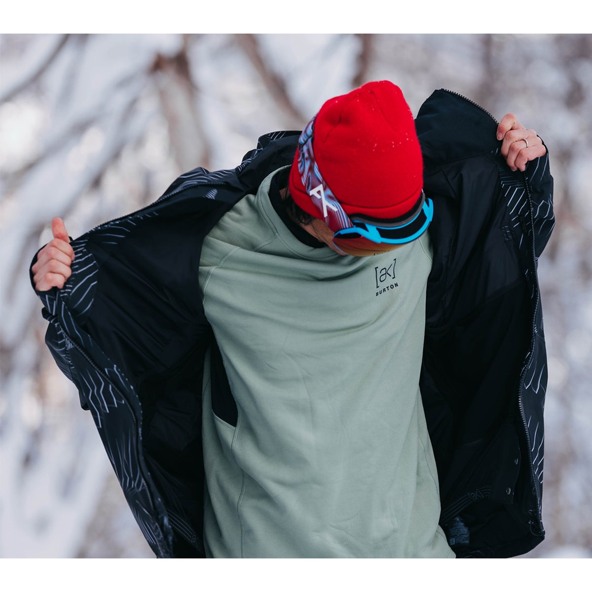 Burton ak Gore Tex Cyclic Jacket in Ridgeline Boardertown