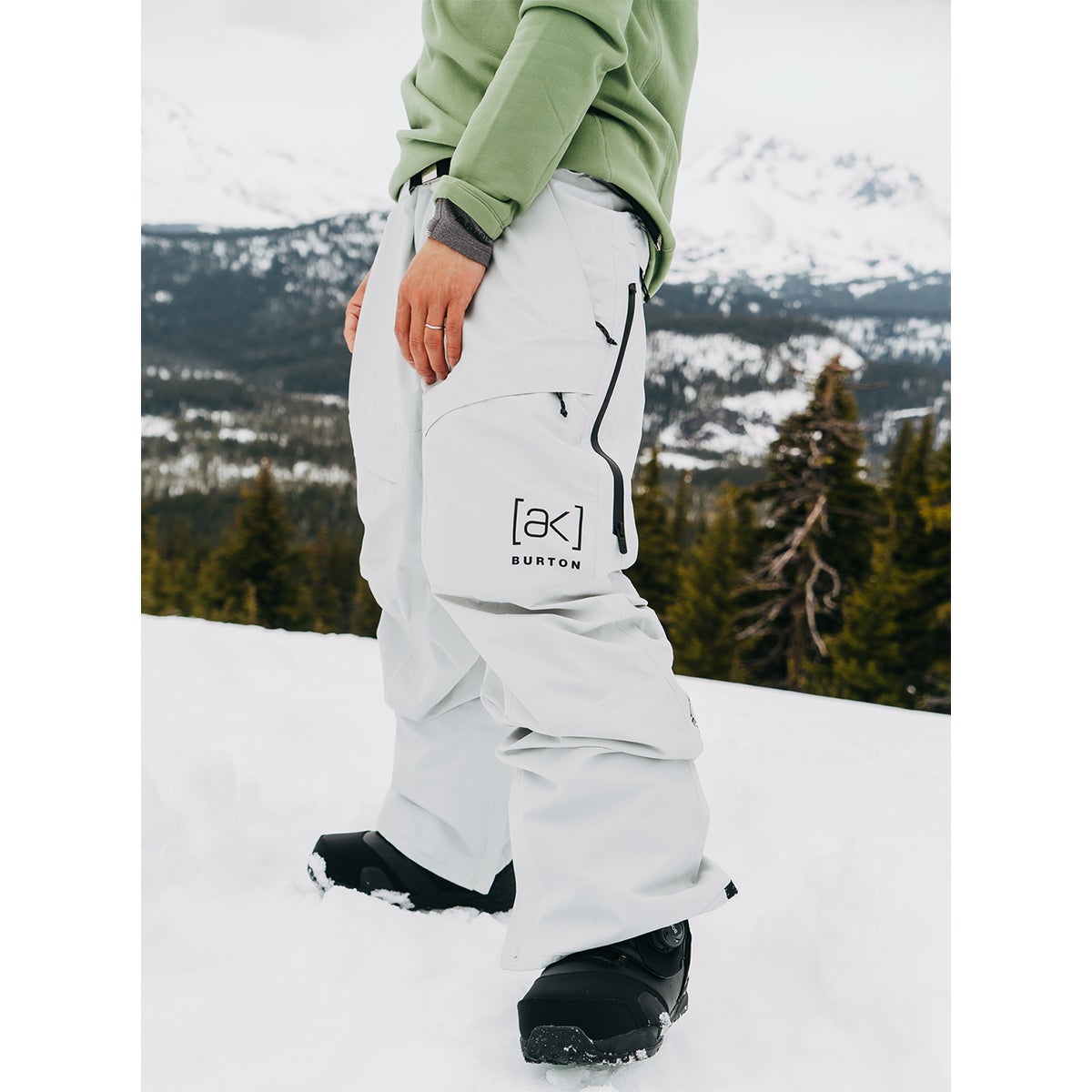 Burton [ak] Gore-Tex Swash Pant in Grey Cloud | Boardertown