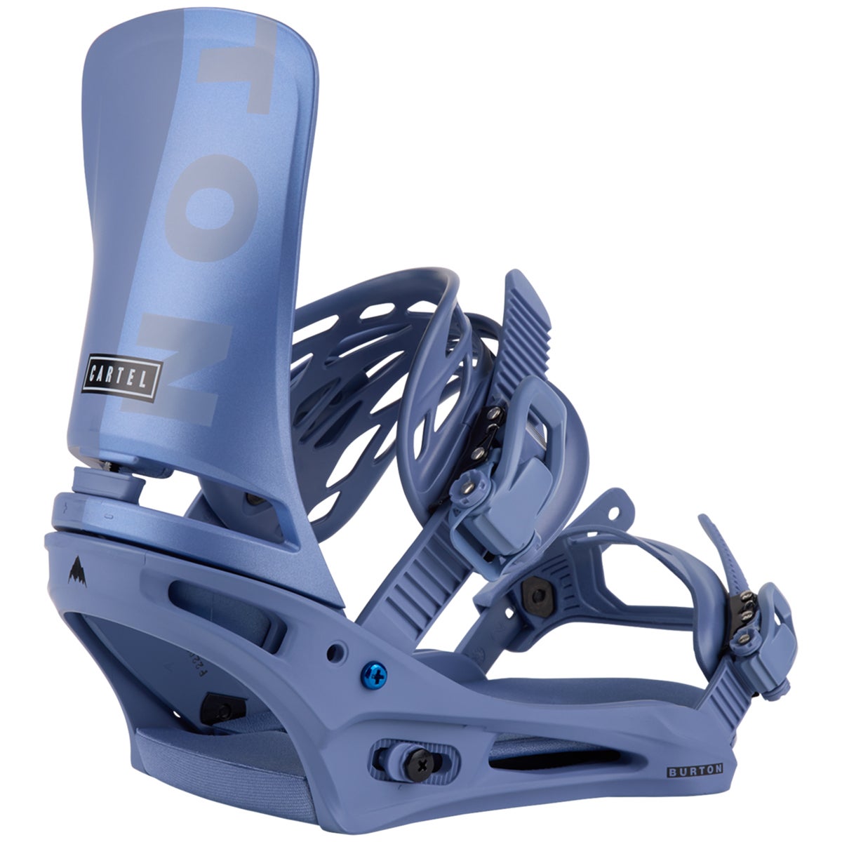 Burton Cartel Re Flex Snowboard Bindings in Slate Blue Logo