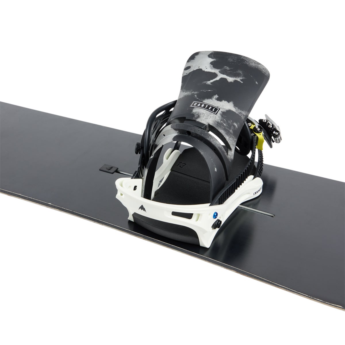 Burton Cartel Re Flex Snowboard Bindings in White Graphic