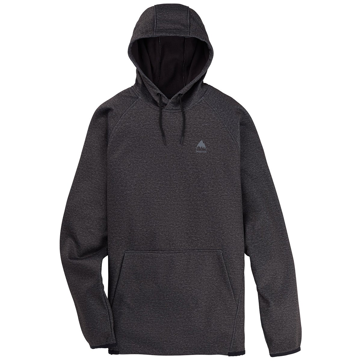 Burton Crown Weatherproof Pullover Fleece in True Black Heather