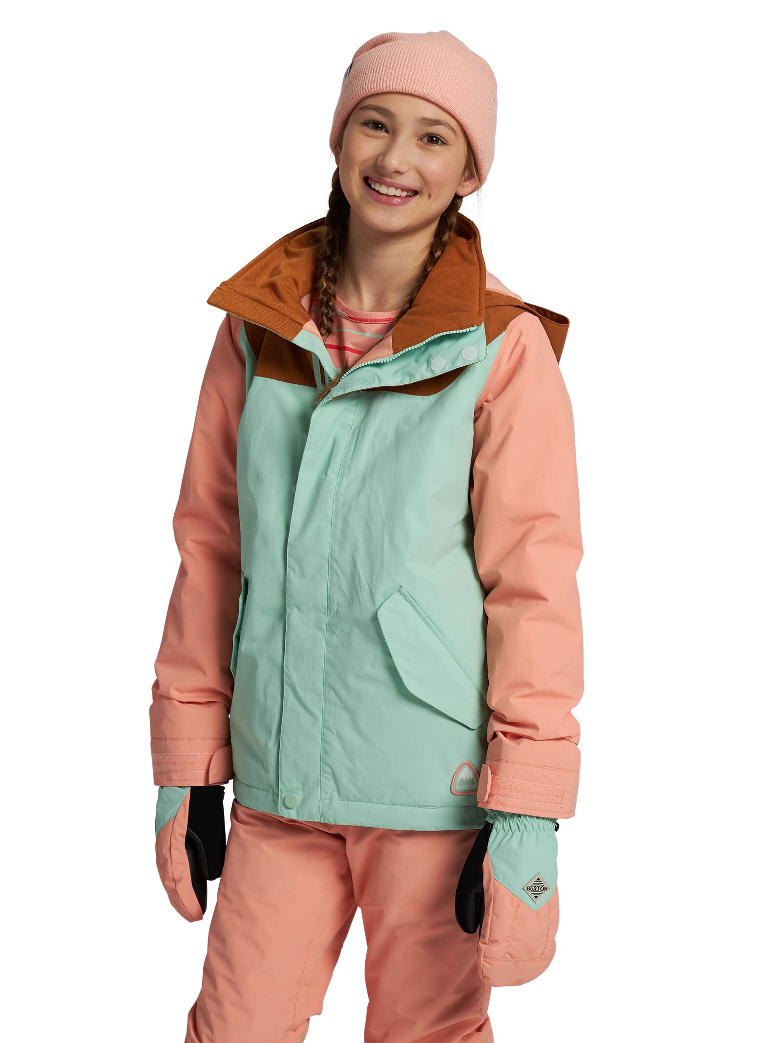 Burton Elodie Jacket in Faded Jade Boardertown