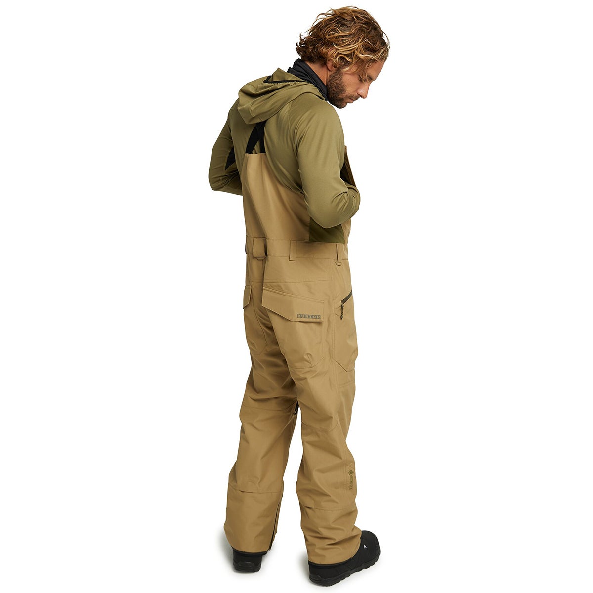 Burton Gore Tex Reserve 2L Bib Pant in Kelp Boardertown