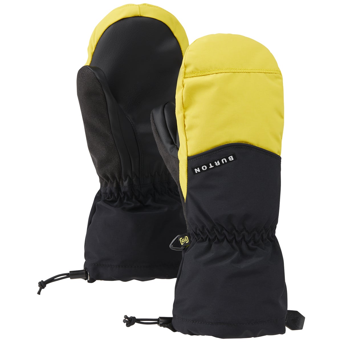 Burton Kids Profile Mittens in Sulfur True Black Boardertown