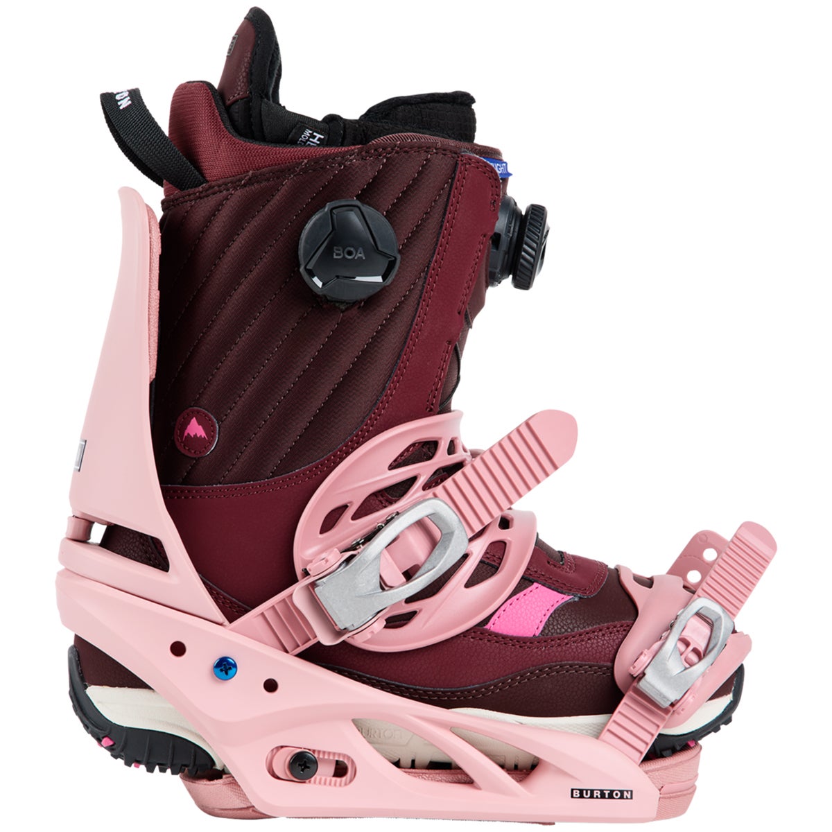 Burton Lexa Re Flex Women s Snowboard Bindings in Powder Blush