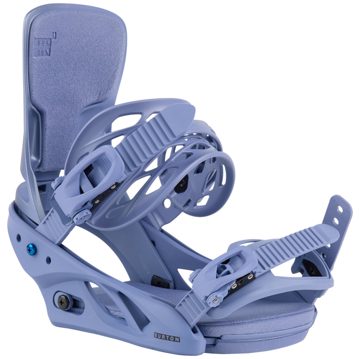 Burton Lexa Re Flex Women s Snowboard Bindings in Slate Blue Logo