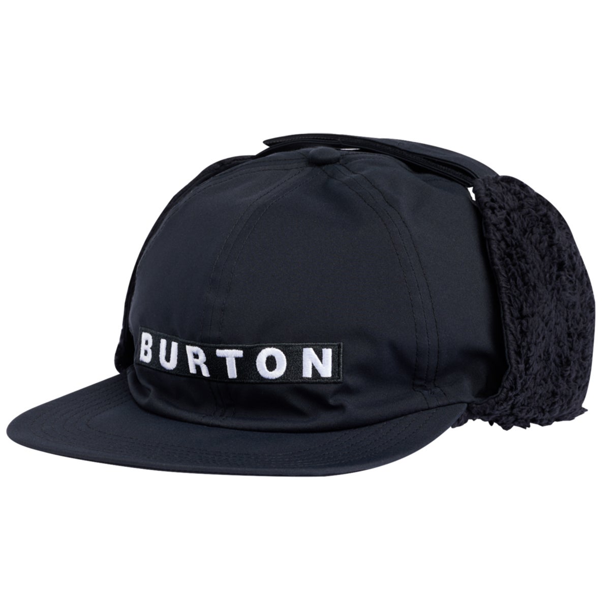 Burton Lunchlap Earflap Hat in True Black Boardertown