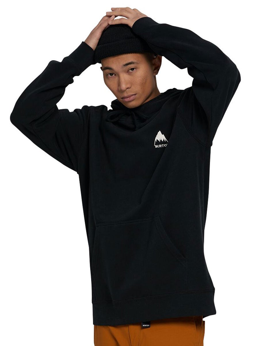 Burton Mountain Pullover Hood in True Black Boardertown