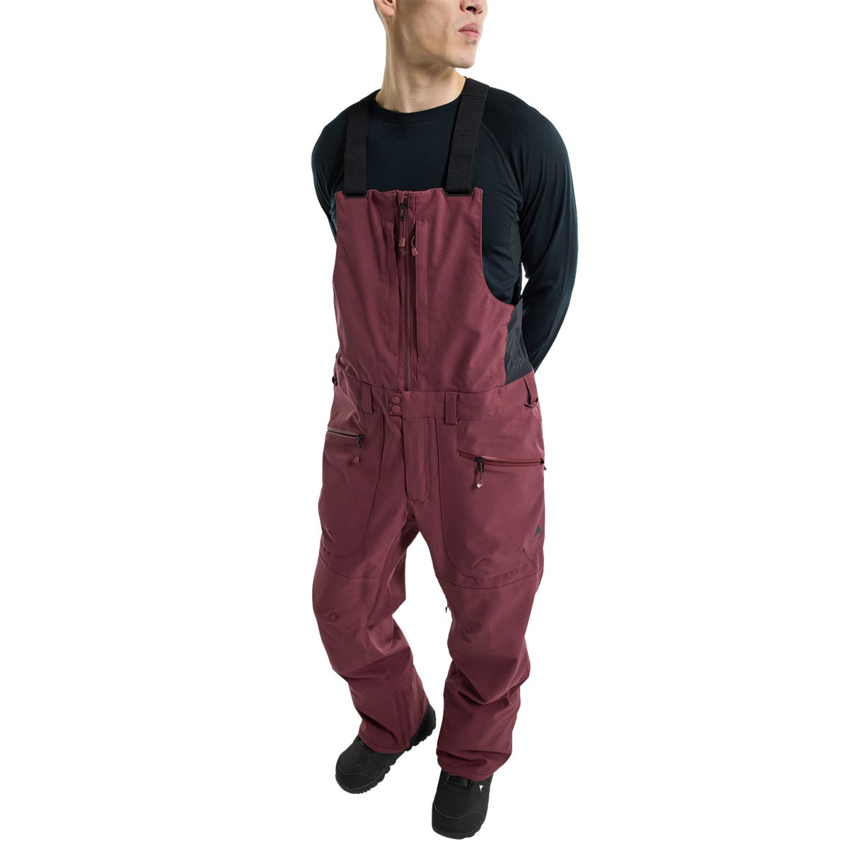 Burton Reserve Bib Pant in Almandine Boardertown