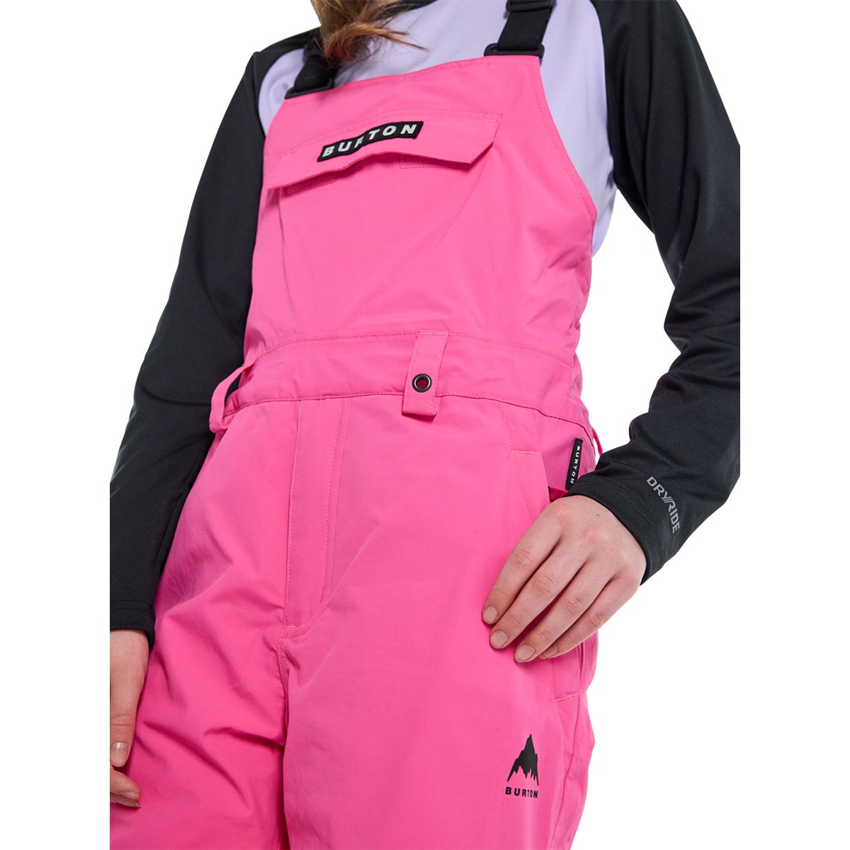 Burton Skylar Bib Pant in Fuchsia Fusion | Boardertown