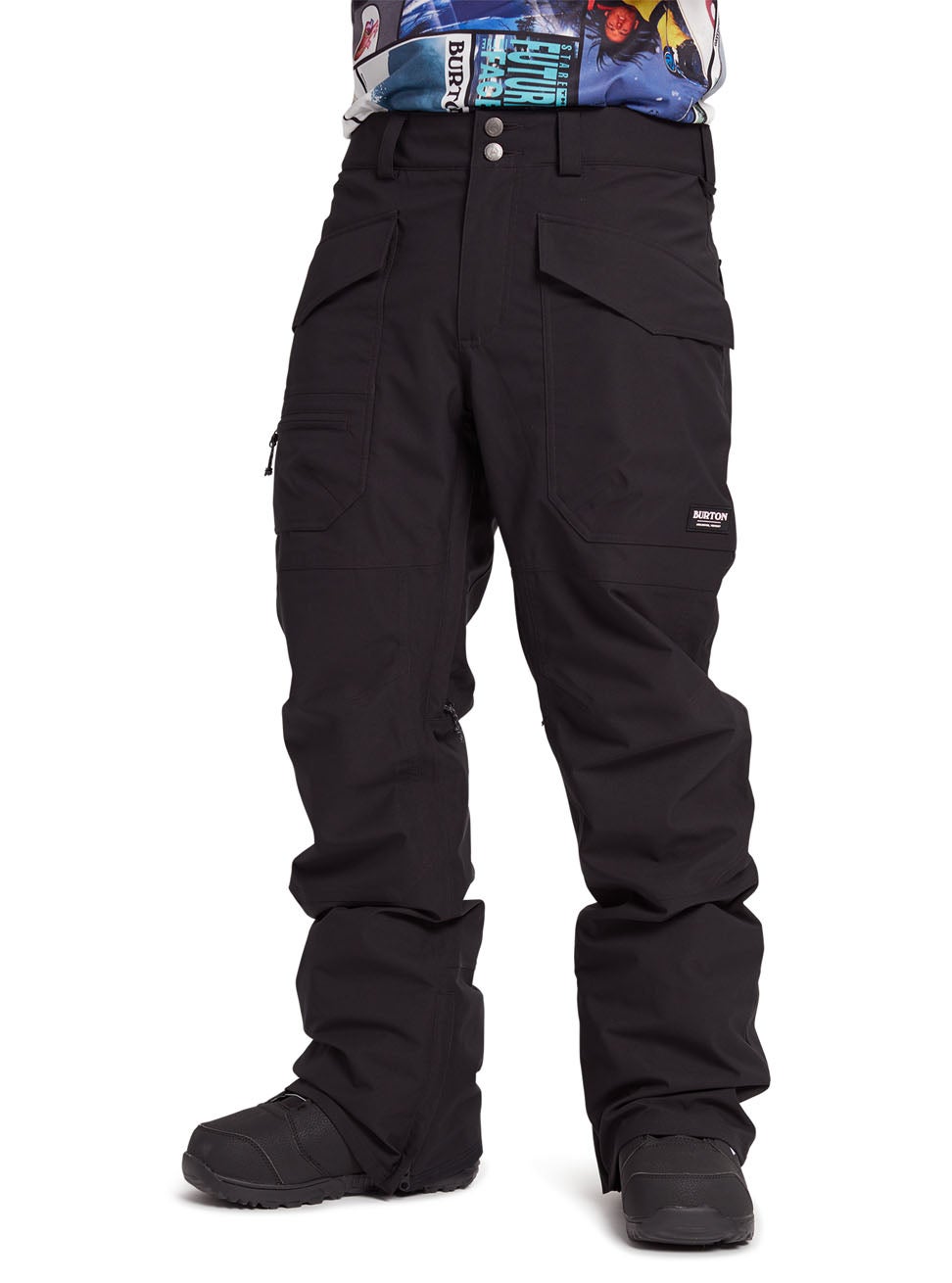 Burton Southside Slim Fit Pant in True Black Boardertown