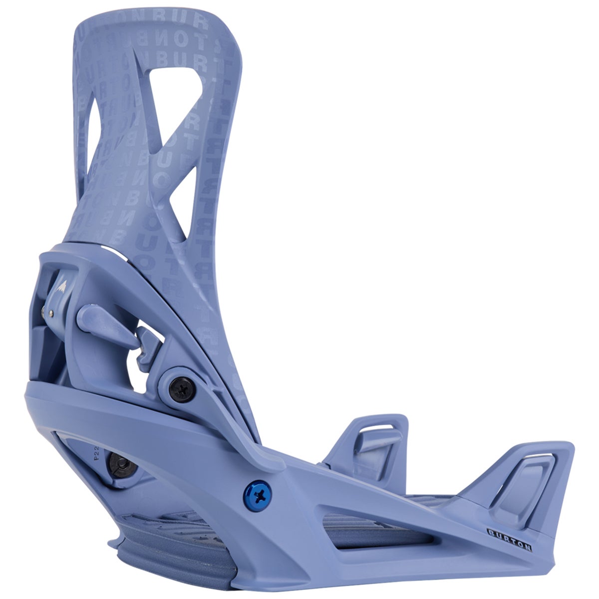 Burton Step On Re Flex Snowboard Bindings in Slate Blue Logo