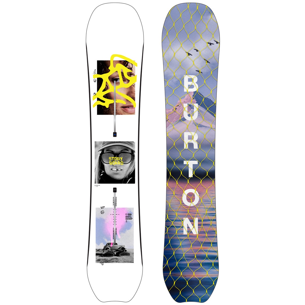 Burton Story Board Snowboard 2025 in Multi Boardertown