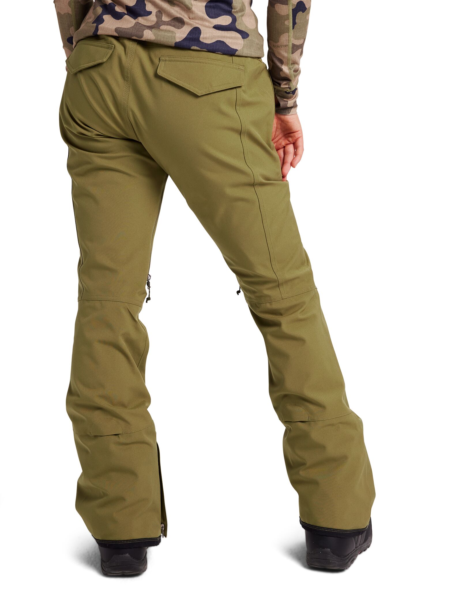 Burton Vida Pant in Martini Olive Boardertown