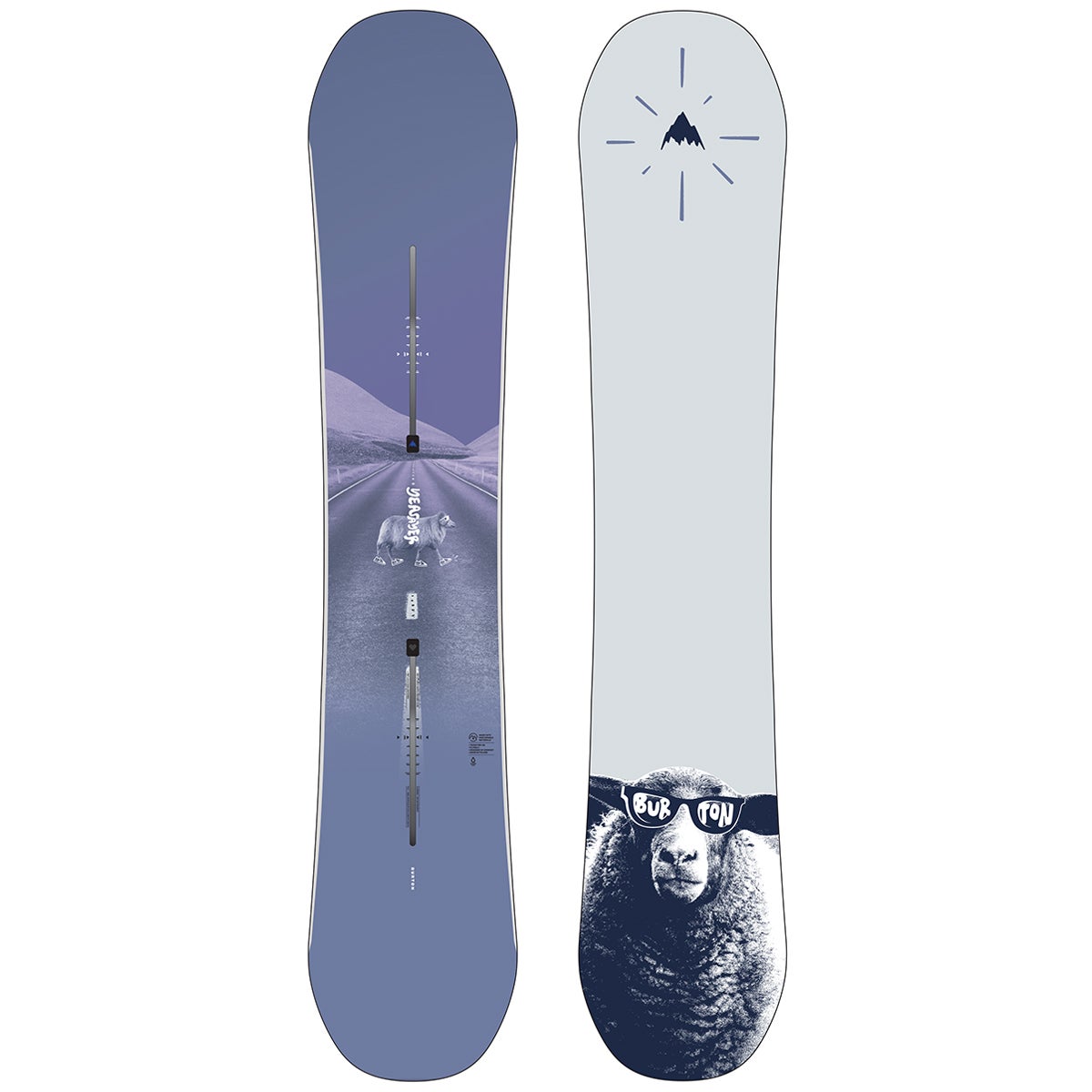 Burton Yeasayer Flying V Snowboard 2024 in 144 Boardertown