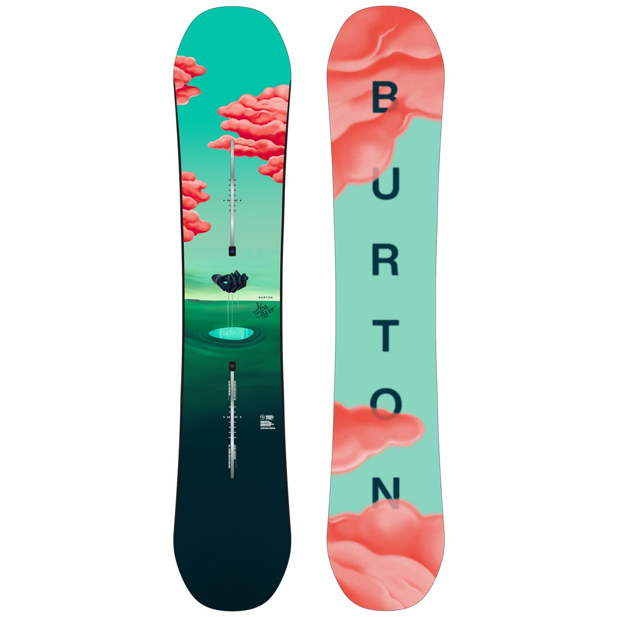 Burton Yeasayer Flying V Snowboard 2025 in 144 Boardertown