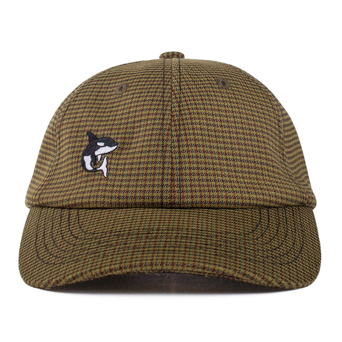 Candice Unwind 6 Panel Hat in Olive/Brown