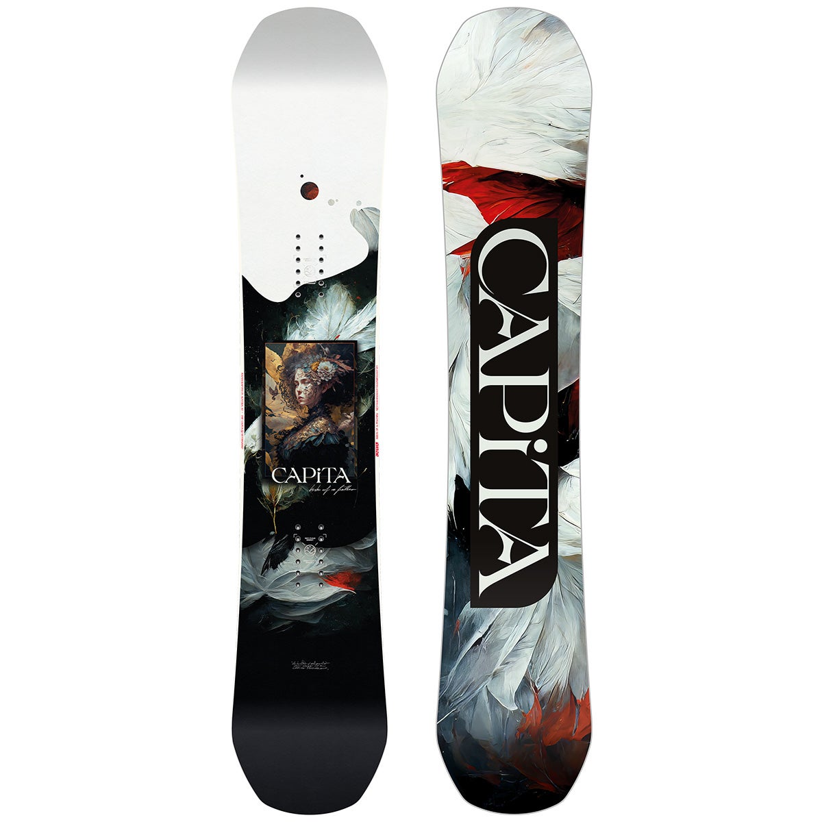 Capita Birds Of A Feather Snowboard 2025 in 140 Boardertown