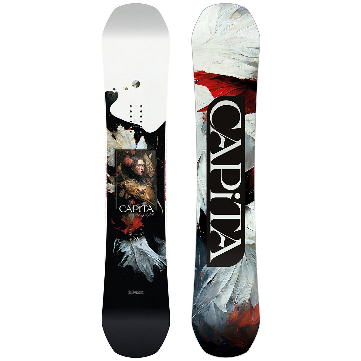 Capita Birds Of A Feather Snowboard 2025 in Multi Boardertown