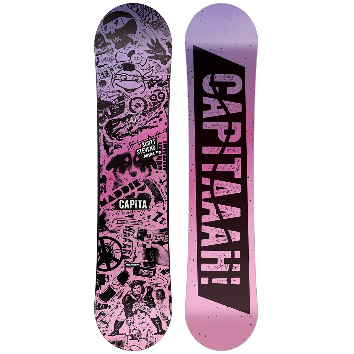 Capita Scott Stevens Mini Snowboard 2025 in Multi Boardertown