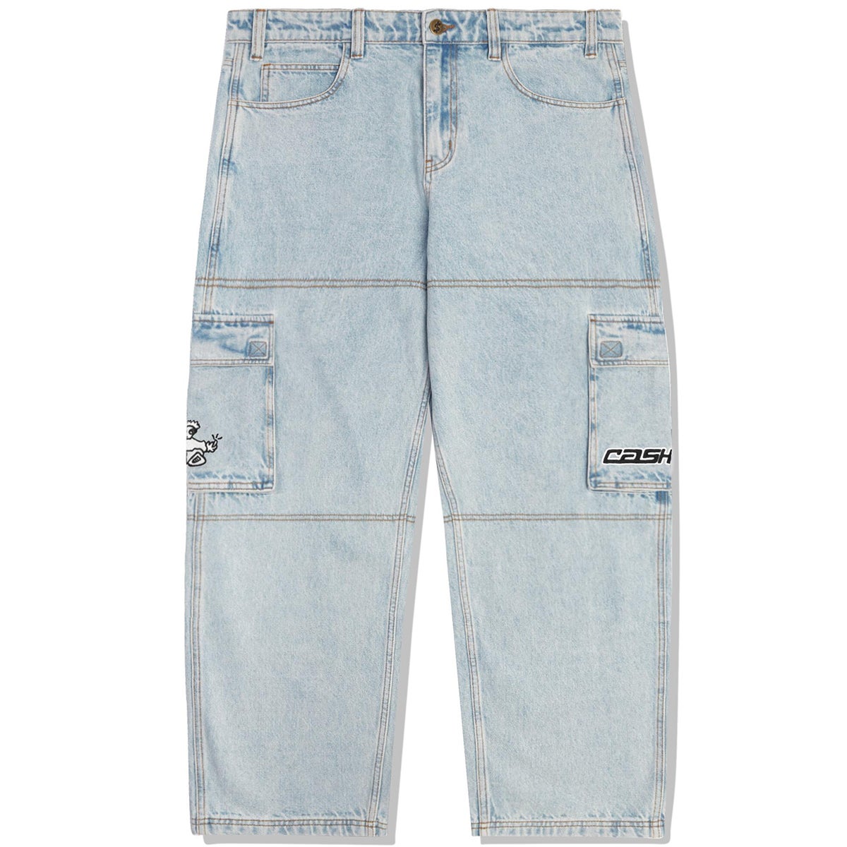 cash only denim cargo pants - デニム/ジーンズ