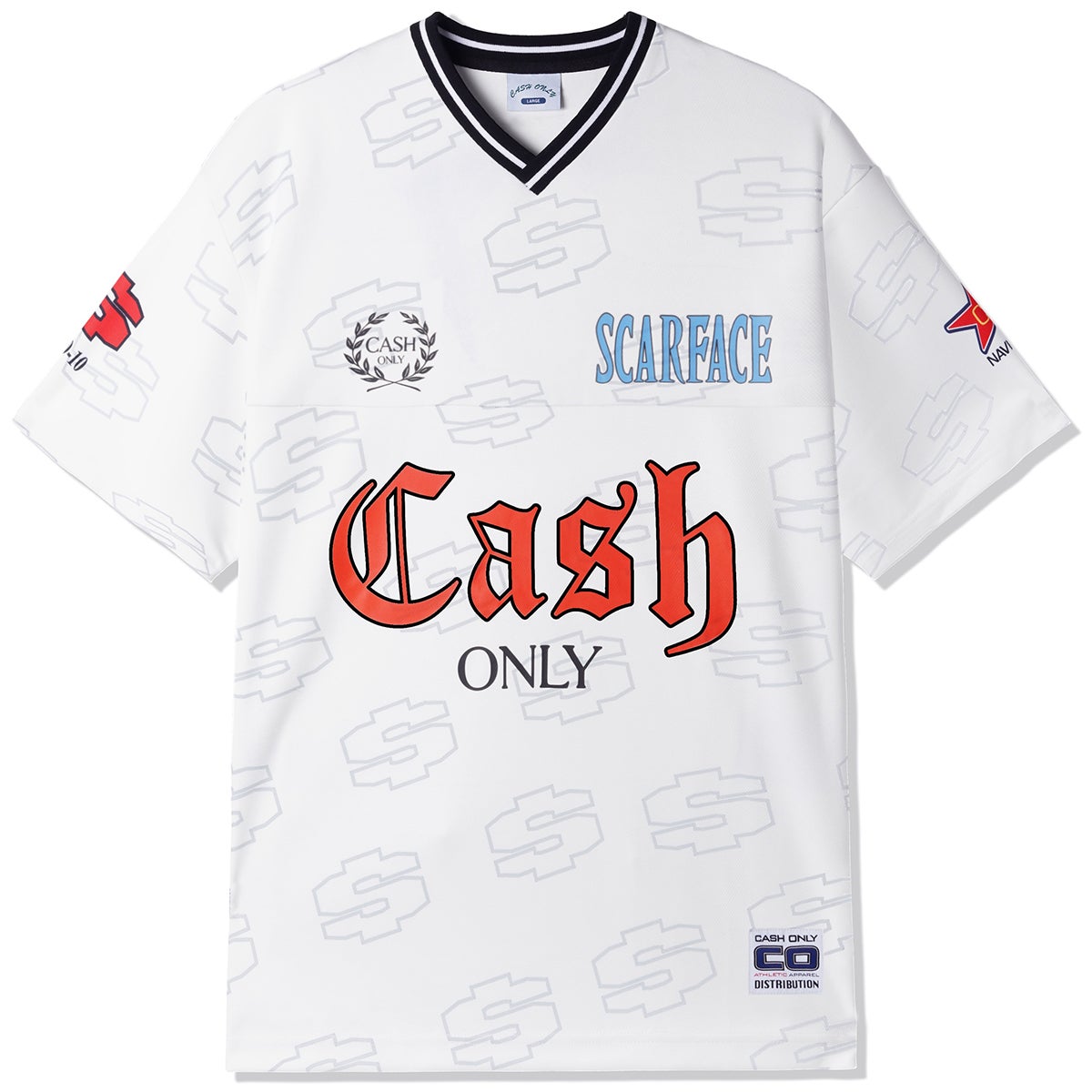 Cash Only Training Jersey in White | Boardertown