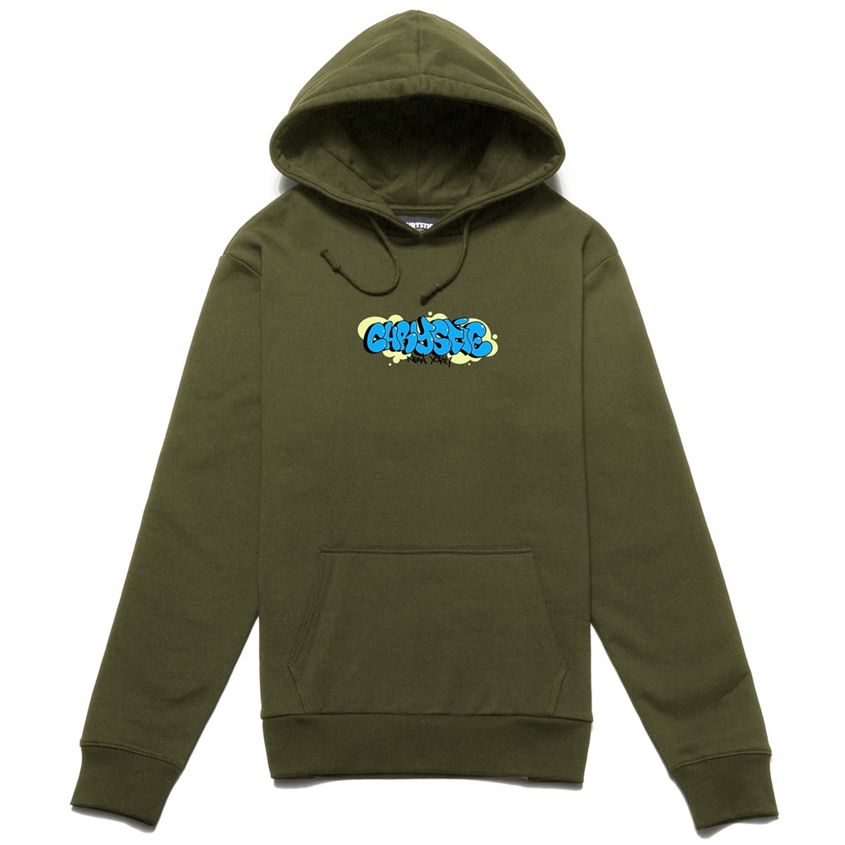 Chrystie NYC Bubble Graffiti Logo Hood in Green | Boardertown