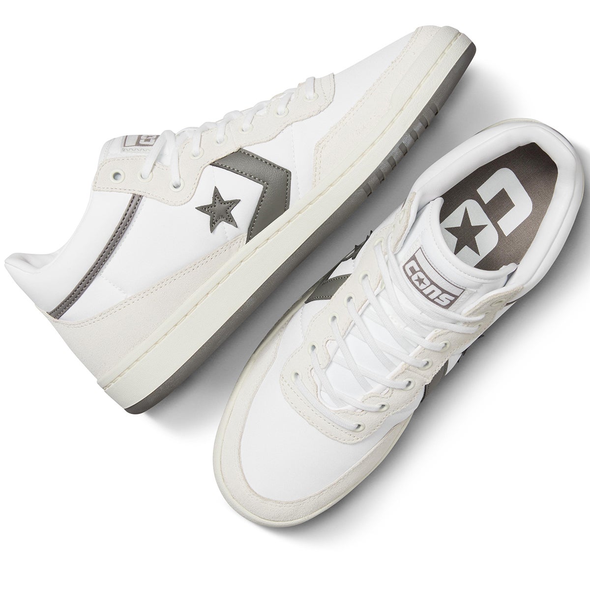 Converse Fastbreak Pro Shoe in White Vaporous Gray Origin Story Boardertown