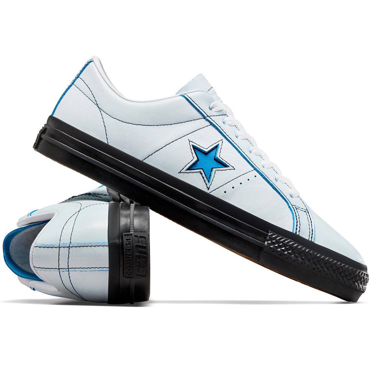 One star hotsell converse blue