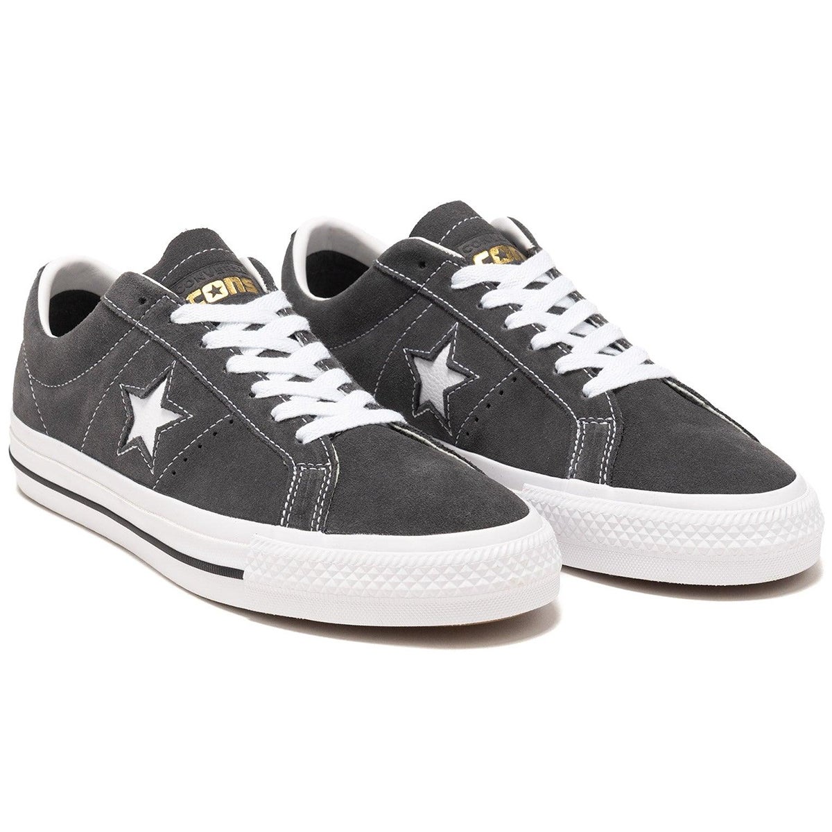 Converse One Star Pro Shoe in Dark Matter White Black Boardertown