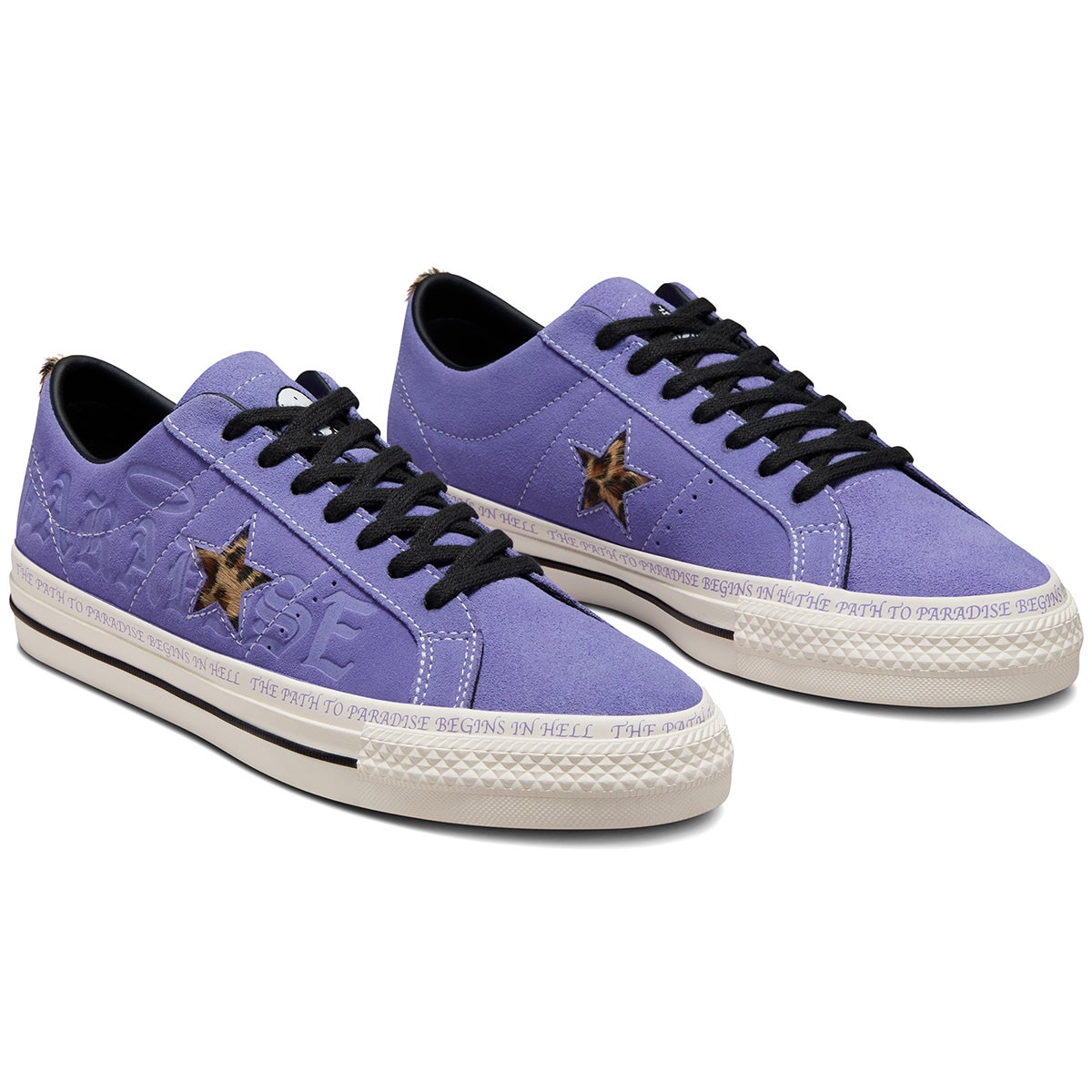 One star outlet converse purple