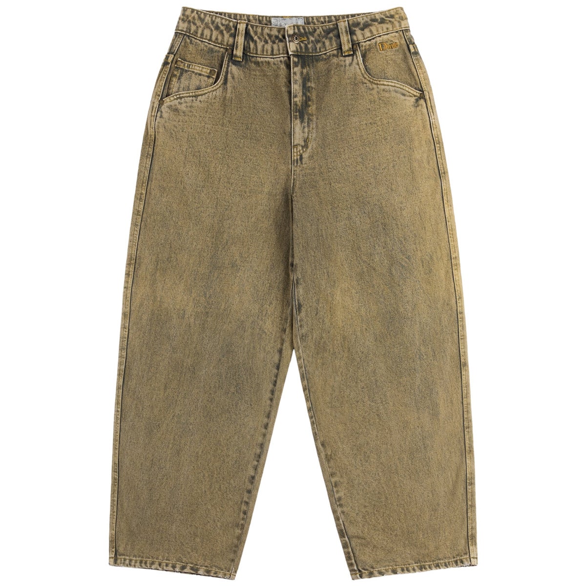 Dime Classic Baggy Denim Pants in Overdyed Gold | Boardertown