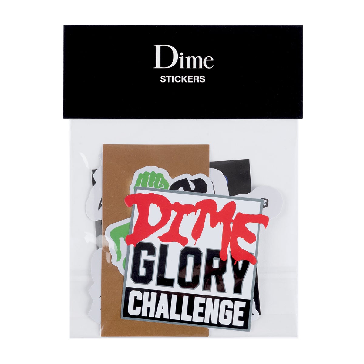 Dime Sticker Pack in Assorted | Boardertown AU