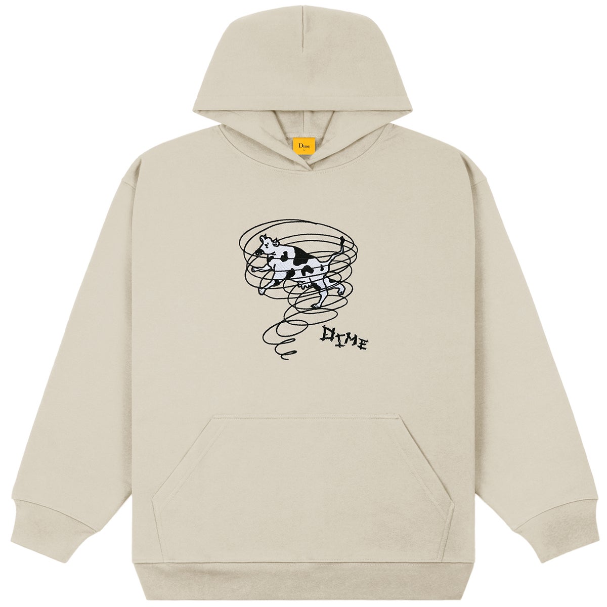 Dime Twister Hoodie In Grey Boardertown